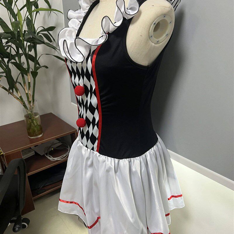 Halloween Costume for Women Circus Clown Joker Costume