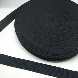NEW 5Yards 10/15/20/25/30/38/50mm Wide Black Strap Nylon We