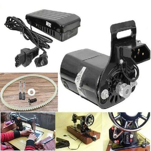 220V AC 180W Motor & Variable Speed Control Foot Pedal Kit