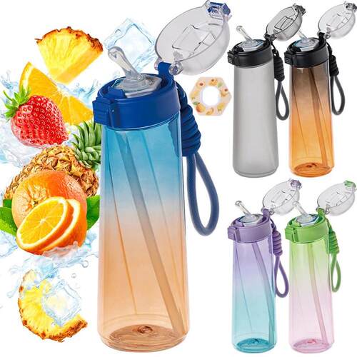 850ml Air Flavored Drinking Bottle with Flavour Pod Scent Wa