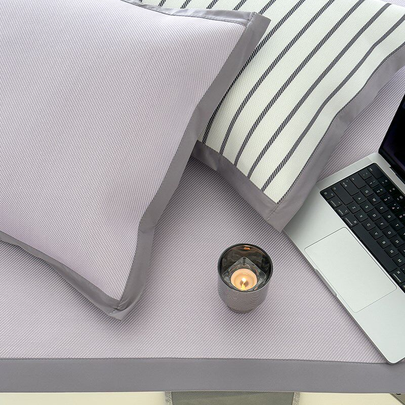 类冰藤席冰丝凉席三件裸睡可水洗家用空调软席子纯色夏季,床上用品,冰丝席,淘宝优惠券,粉丝福利购,淘宝优惠卷