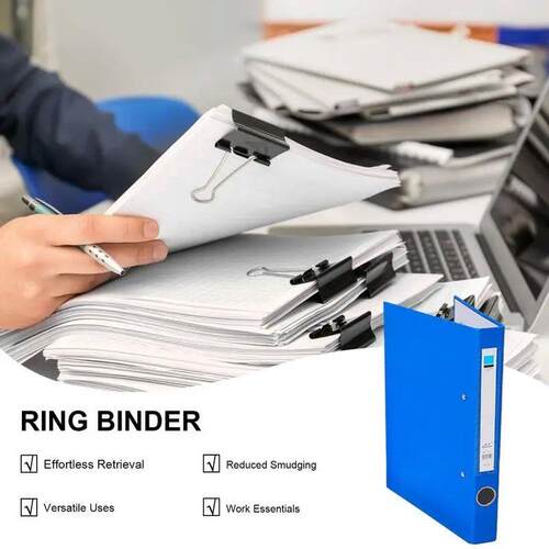 2 Hole A4 Ring Binder File Folder Document Storage Thickened