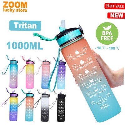 Tritan 1000ml water bottle Gym Waterbottle Sports Water cup