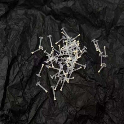 50/200 Pcs 3mm Invisible Plastic Soft Silicone Rubber Earrin