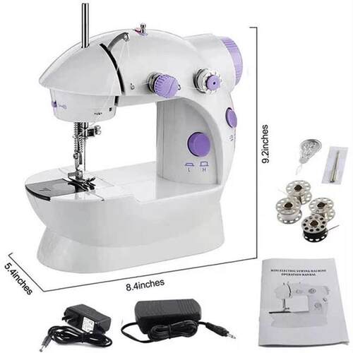 portable mini sewing machine with ligh 电动迷你台式缝纫机.