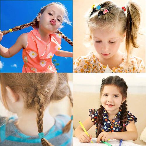 20/50/100pcs 2.5cm Hair Bands Colorful Elastic Hair Bands Ny