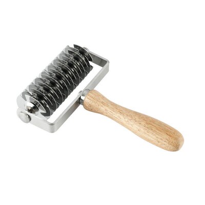 Pizza Roller Cutter Cookie Pastry Knife Embossing Dough