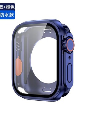 Tempered Glass+Case For Apple Watch Series 10 9 8 7 44mm 40m