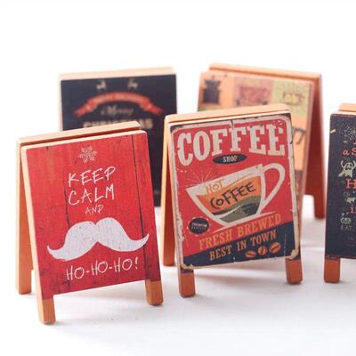 Mini Chalkboard Painting Christmas Halloween Day Miniature S