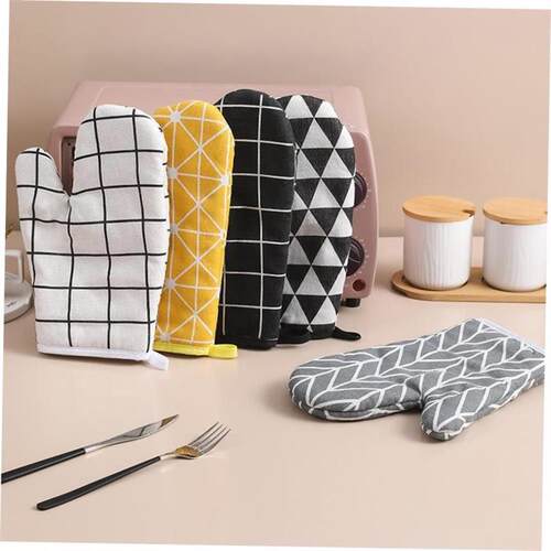 Anti-scalding Baking Oven Gloves Kitchen Mitts 烤箱隔热手套