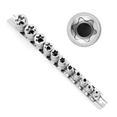 Torx Star Bit Female External Socket Set Automotive Tools