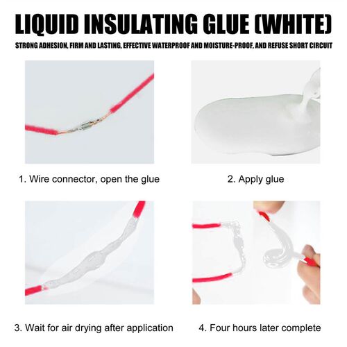 JUE-FISH Electrical Circuit Board Liquid Insulation Tape Wat