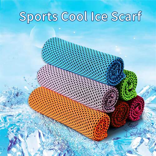 NEW Ice Silk Cooling Towel Fitness Fast-drying Towel Summer
