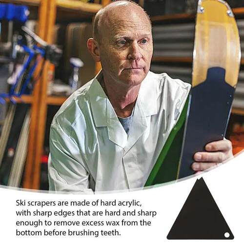 Ski Scraper Tool Acrylic Snowboard Tuning Tool Triangle Tuni