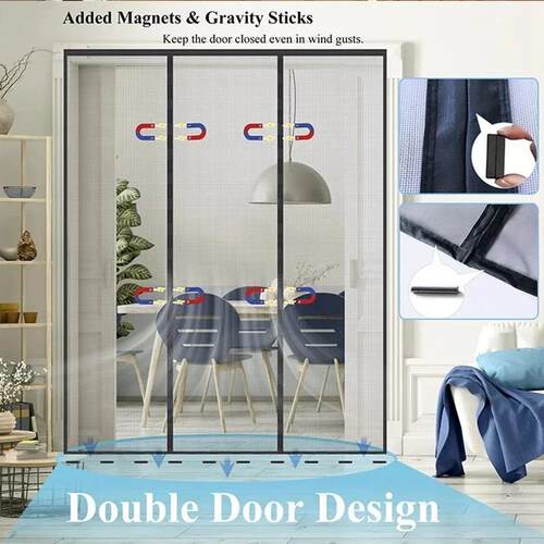 Anti Mosquito Fly Curta For Doors Screen Magnetic Mosquito N