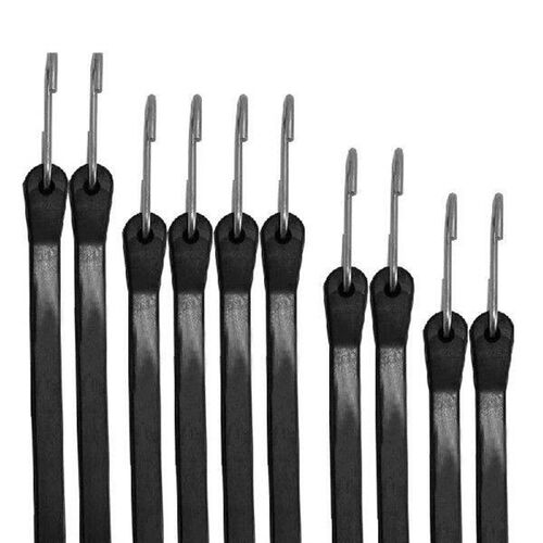 10Pcs Rubber Bungee Cords with Hook Enduring Bungee Straps