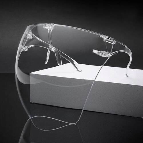 Colorful Transparent Face Shield Unisex Eye Shield Mask Half