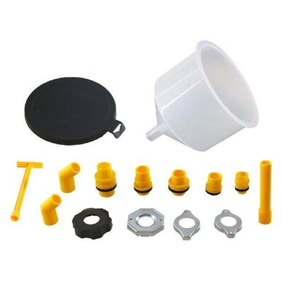 15Pcs Car Radiator Coolant Filling Funnel Kit Spill Proof