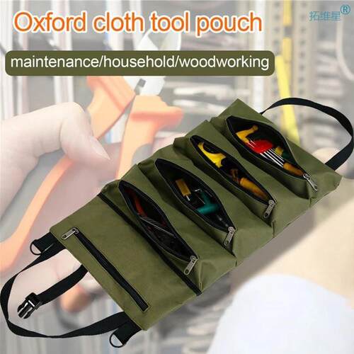 Tool Roll Bag Pouch Portable Wrench Screwdriver Pliers