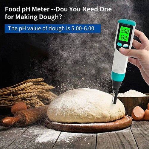 PH Meter with ATC Food PH Tester, Waterproof Digital Food