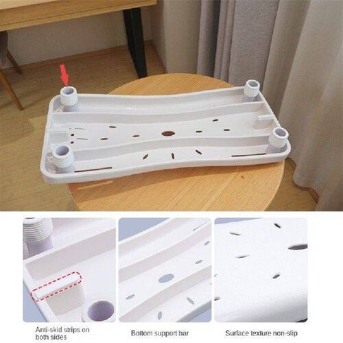 With Handle Bathtub Shower Board Adjustable Non -slip Bath