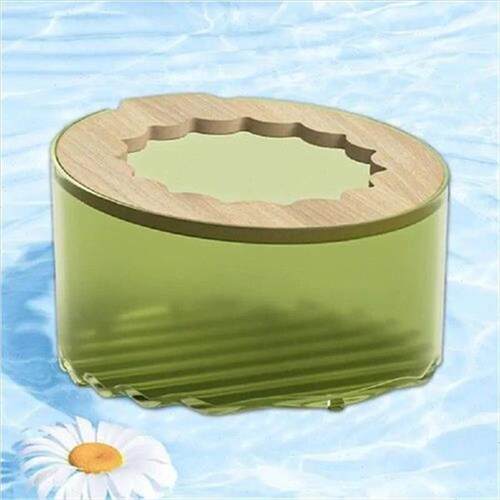 Small Pet Sand Bathtub Portable Transparent Hamster Bathtub