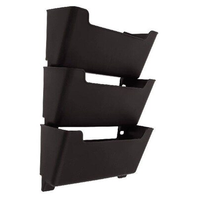 File Storage Box Stackable Wall Mount Holder Bins with Lids