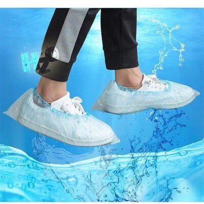100Pcs Shoe Covers - Disposable Hygienic Boot Cover for Hous