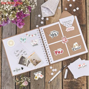 German wedding stickers Blessing Invitation sticker pack