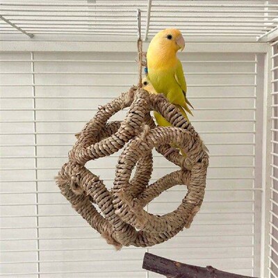 Bird Parrot Swing Toys Hammocks Rings Toy Anti Gnawing