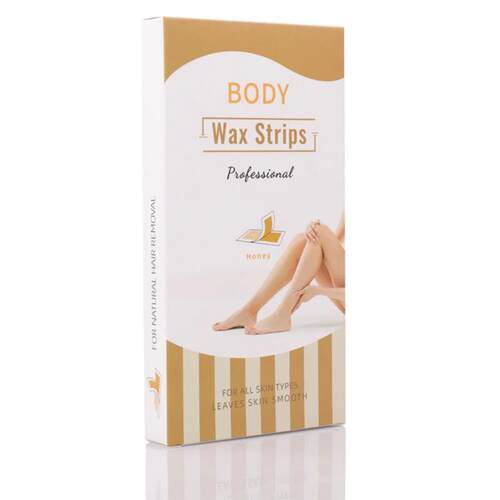 20Pcs Professional Hair Removal Wax Strips Waxing Wipe Stick