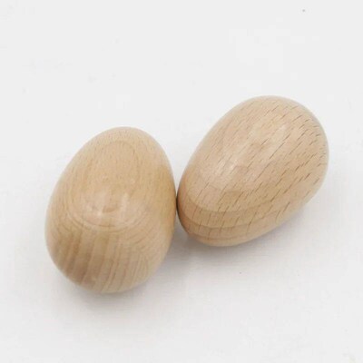 1/2pcs DIY Darning Egg Smooth Wooden Egg Darner for Darning