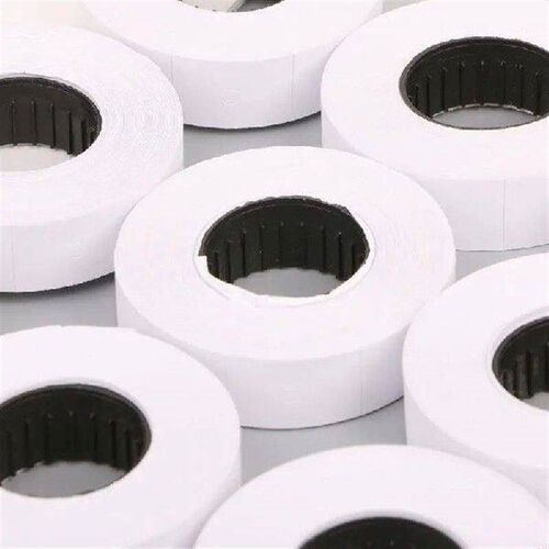 72XF Price Label 10 Rolls Double Row Blank Unfinished