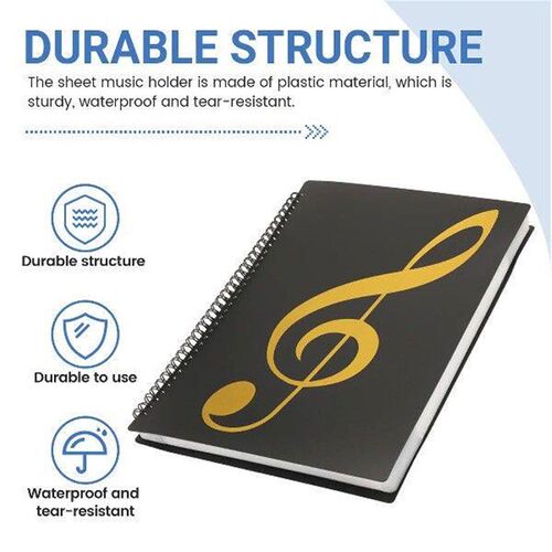 SCYA Sheet Music Folder, 60 Pages, Sheet Music/Holder,Fits