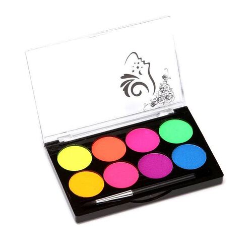 8 Colors Fluorescent Face Body Art Paint UV Glow Oil Paintin