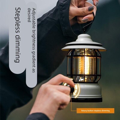 Camping light atmosphere lamp tent retro lantern hand lamp