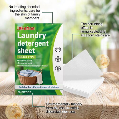 JAKEHOE Clothing Cleaning Sheets - Gentle and Effective for