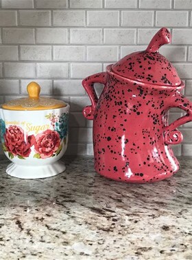 Canister with Attitude 跨境新品塑料有态度彩色罐子装饰俏皮杯