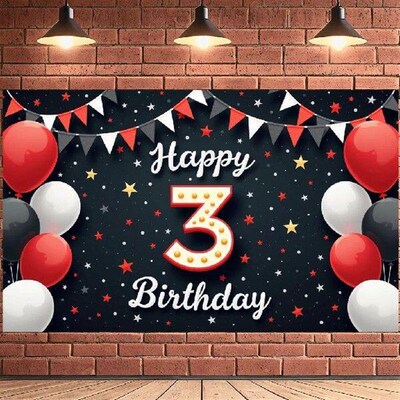 Easy To Hang Celebration Banner  Banner Party Backdrop For