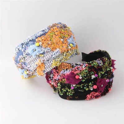 Sell Well Luxury Heavy Handmade Bridal Hair Crown Accessorie