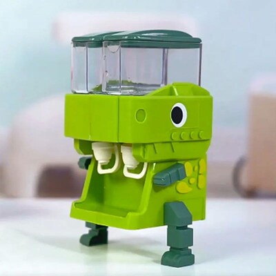 Children Dinosaur Dual Water Dispenser Toy with Cute Pink Bl