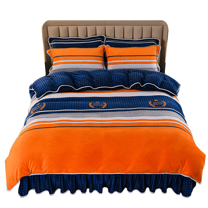 新款冬季加厚单件被法莱金貂绒四件床上用品被罩面绒,床上用品,被套,淘宝优惠券,粉丝福利购,淘宝优惠卷