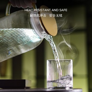 Ocen鸥欣玻璃水杯家用客厅喝水杯玻璃饮料杯子水具装