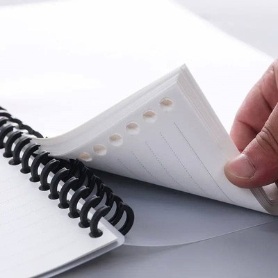1-15pcs Spiral Binders 30 Holes Circles Ring Loose-leaf Pape