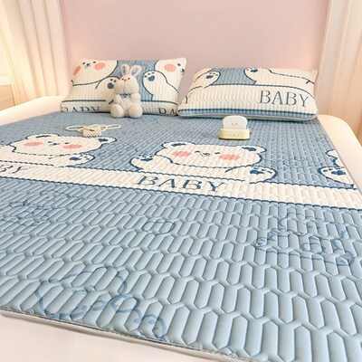 summer sleeping mat latex cushion Ice silk mattress乳胶凉席
