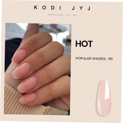 Milky White Rubber Base Gel Polish Nude light Therapy Nail