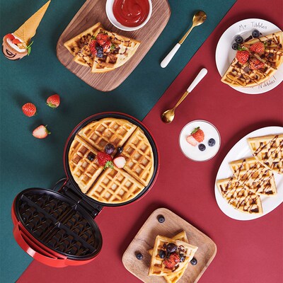 waffle cake maker electric pan烤华夫饼机加热电饼铛蛋糕早餐机