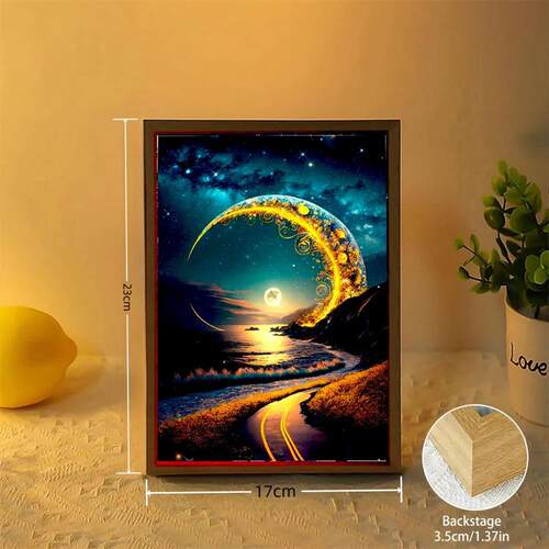 Table Decoration Light Painting Photo Frame Modern Landscape