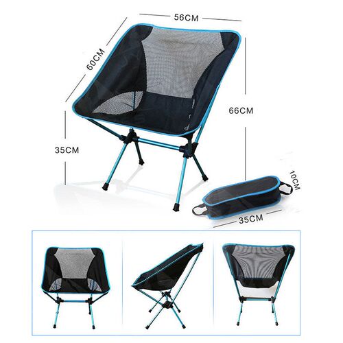 Portable Camping Beach Chair Lightweight Folding Fishing Out