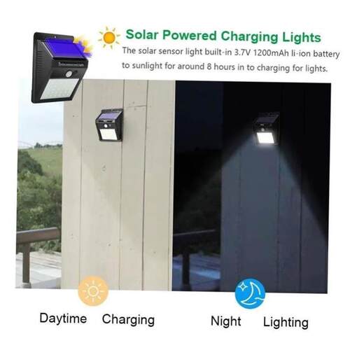 30 LED Solar Light PIR Motion Sensor Wall Light Outdoor Sola